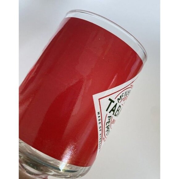 Red Eye Tabasco Bloody Mary Glasses Footed Glasses Vintage Lot of 2 Hot Sauce - Picture 11 of 12